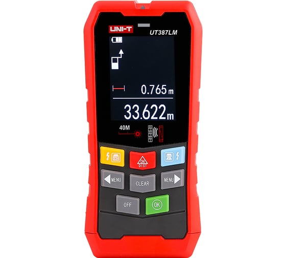 Детектор проводки с лазерной рулеткой UNI-T ut387lm 129342