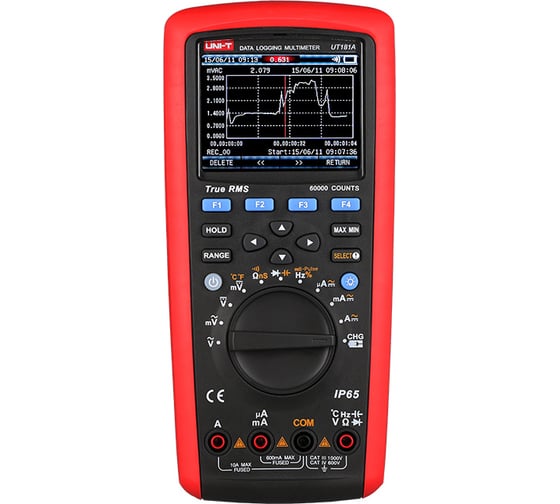 Промышленный цифровой мультиметр UNI-T ut181a с записью изменений  129228