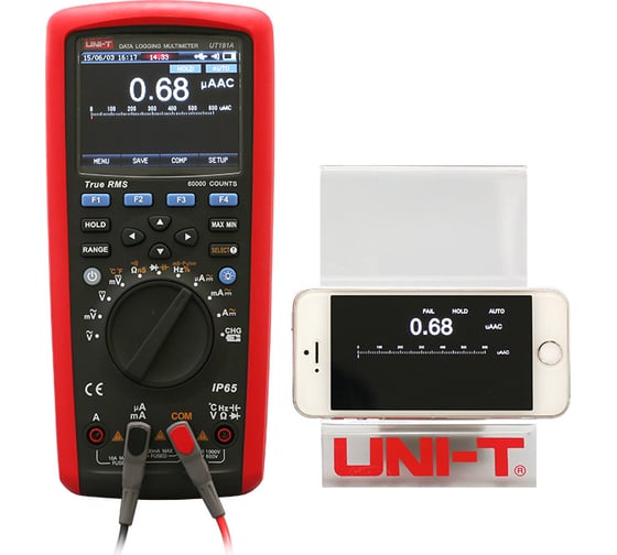 Промышленный цифровой мультиметр UNI-T ut181a с записью изменений  129228