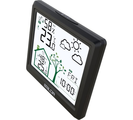 Беспроводная метеостанция BALDR черный B0389WST2H2-BLACK