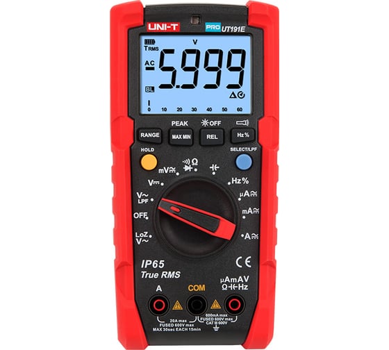 Профессиональный мультиметр UNI-T ut191e 129175