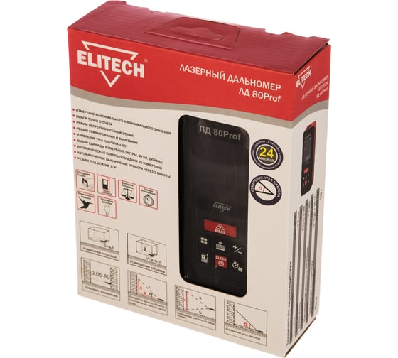 Дальномер Elitech ЛД 80Prof 188613