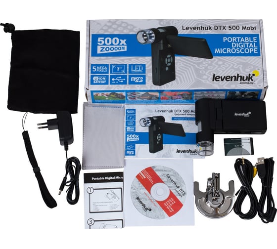 Цифровой Микроскоп Levenhuk DTX 500 Mobi 61023
