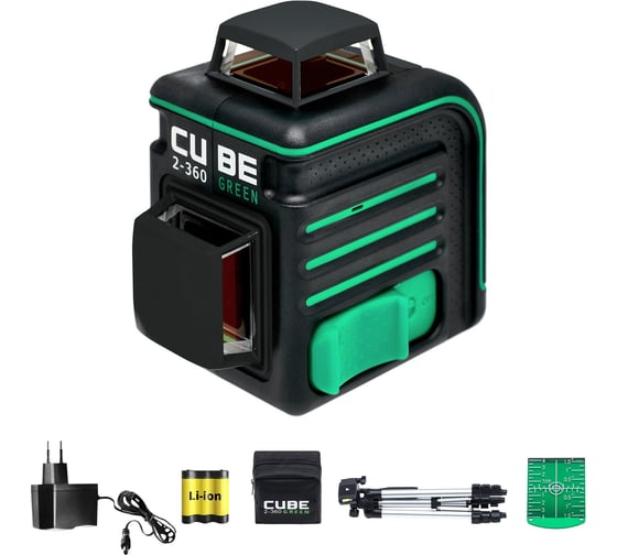 Лазерный уровень ADA Cube 2-360 Green Professional Edition А00534