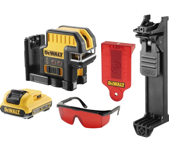 Лазерный построитель плоскостей DEWALT SPOT CROSS RED EU DCE0825D1R
