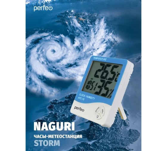 Часы-метеостанция Perfeo Naguri 30016124