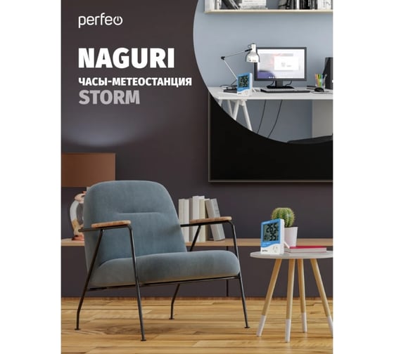 Часы-метеостанция Perfeo Naguri 30016124
