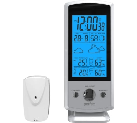 Часы-метеостанция Perfeo Tauer PF-S613B 30016106