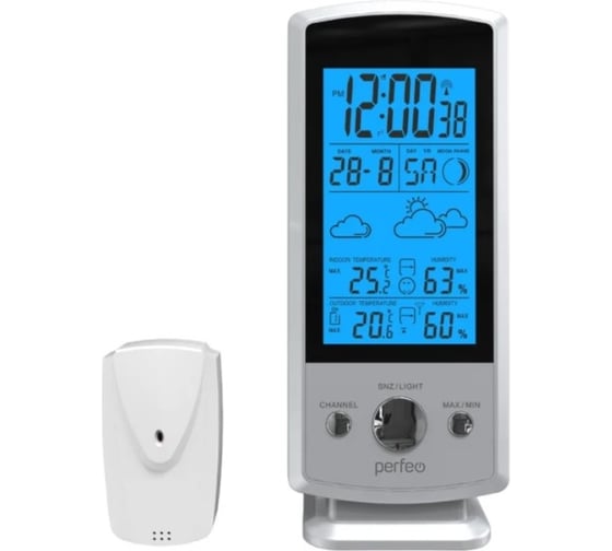 Часы-метеостанция Perfeo Tauer PF-S613B 30016106