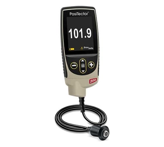 Ультразвуковой толщиномер покрытий на неметаллах Defelsko Positector200 C Advanced, датчик PRB200C, диапазон измерений 50-3800 мкм PRB200CAdv 1