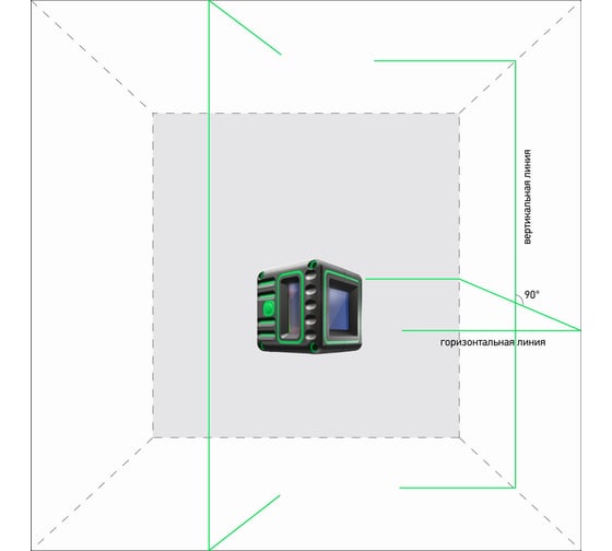 Лазерный уровень ADA Cube 3D Green Professional Edition А00545 ...
