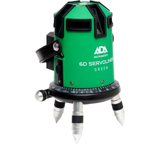 Лазерный уровень ADA 6D Servoliner GREEN с калибровкой А00500К