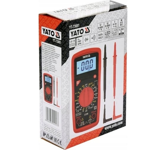 Универсальный цифровой измеритель YATO YT-73081