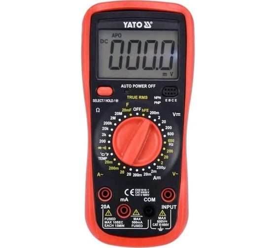 Универсальный цифровой измеритель YATO YT-73083