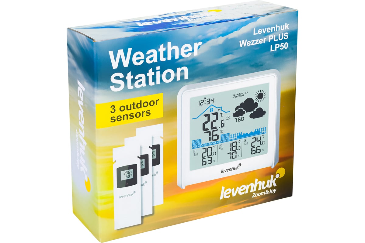 Метеостанция Levenhuk Wezzer PLUS LP50 78895 - выгодная цена, отзывы ...