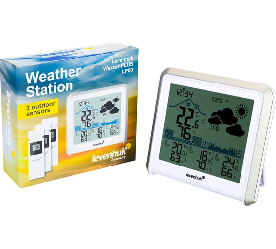 Метеостанция Levenhuk Wezzer PLUS LP50 78895