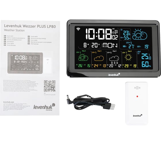 Метеостанция Levenhuk Wezzer PLUS LP80 78898