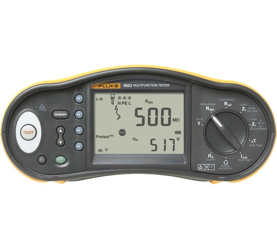 Многофункциональный тестер электроустановок Fluke 1663 SCH 1