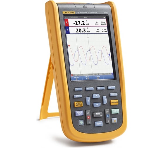 Промышленный портативный осциллограф Fluke 40 МГц 124B/EU 1