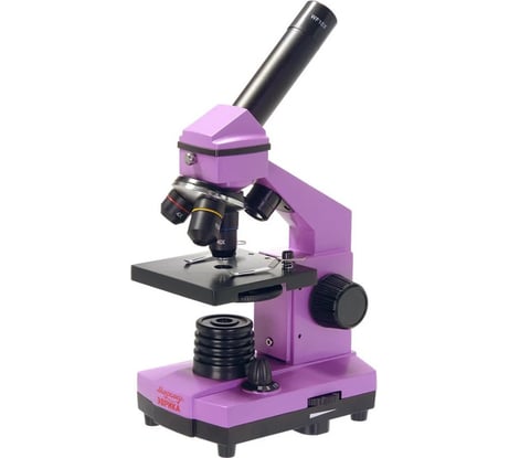 Школьный микроскоп Микромед Эврика 40х-400х в кейсе (аметист) 25448