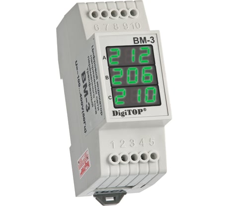 Вольтметр DigiTOP ВМ-3 (green)