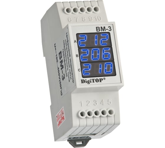 Вольтметр DigiTOP ВМ-3 (blue) 1