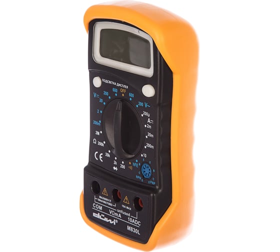 Цифровой мультиметр с противоударным чехлом duwi M830L PROFI 26044 8 ...