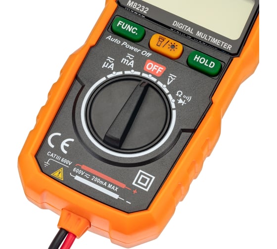 Цифровой мультиметр со светодиодным фонариком duwi M8232 PROFI 26045 5