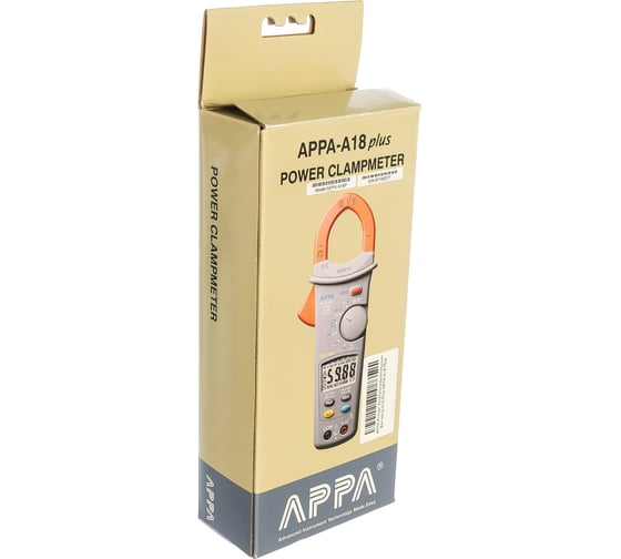 Электроизмерительные клещи ваттметр APPA A18 Plus