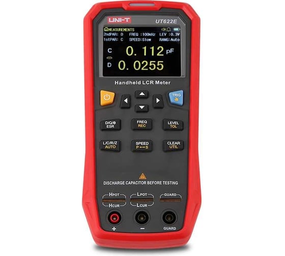 Цифровой измеритель LCR / ESR c щупами Кельвина UNI-T UT622E 00-00012774
