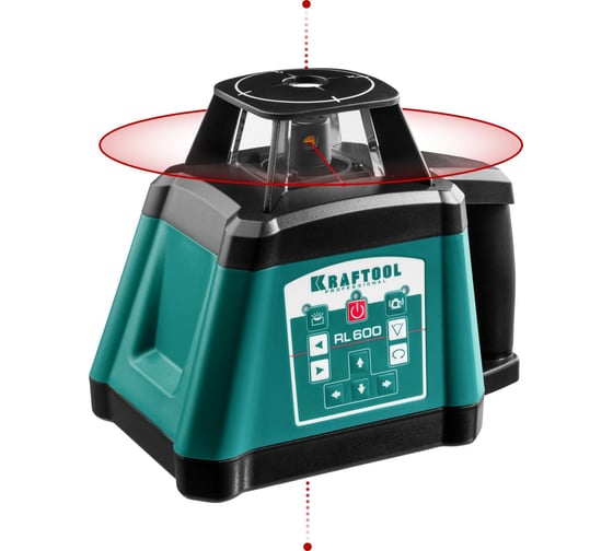Ротационный лазерный нивелир KRAFTOOL RL600 600 м, IP65 34600