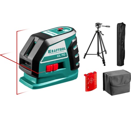 Лазерный линейный нивелир KRAFTOOL CL-70-3 34660-3