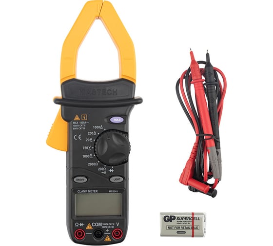Токовые клещи MASTECH MS2001 00-00000393