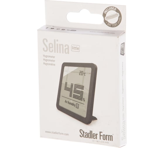 Гигрометр Stadler Form Selina little hygrometer black S-081