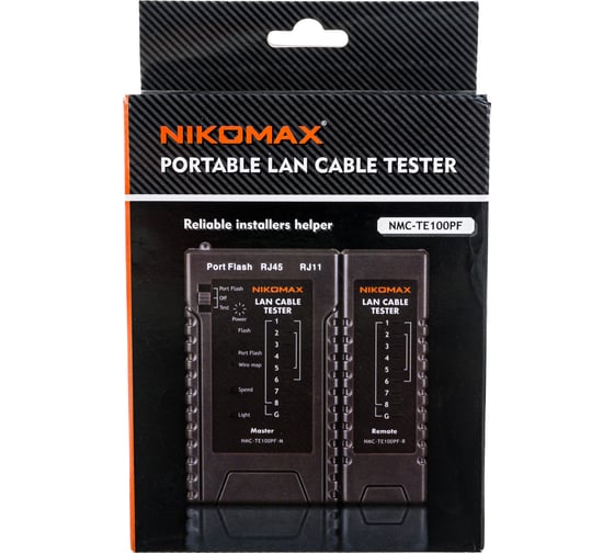 Кабельный тестер NIKOMAX UTP/STP NMC-TE100PF
