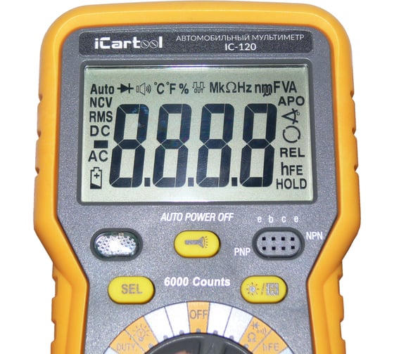 Автомобильный мультиметр iCartool IC-120