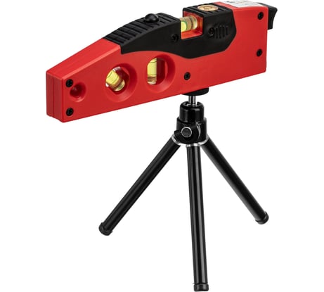 Лазерный уровень MATRIX 180 мм, 220 мм штатив, 4 глазка 35022