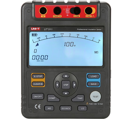 Измеритель сопротивления изоляции UNI-T UT511 13-0042