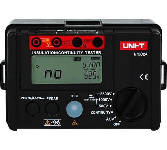 Мегаомметр UNI-T UT502A 1