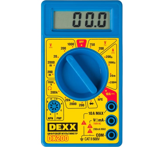 Цифровой мультиметр DEXX DX200 45300