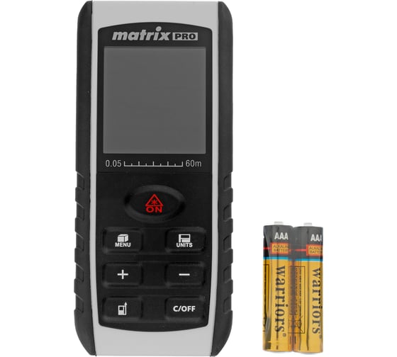 Лазерный дальномер с электронным угломером Matrix LD-60 38016