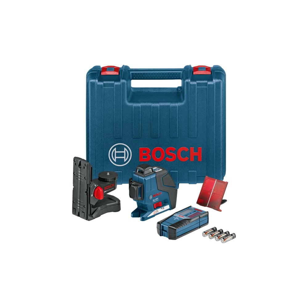 Лазерный нивелир Bosch GLL 3-80 P + BM1 + LR2 0.601.063.303 - выгодная ...