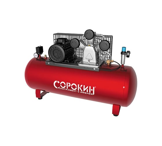 Поршневой компрессор с ременной передачей Сорокин 13.35 1