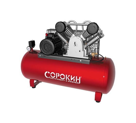 Поршневой компрессор с ременной передачей Сорокин 13.40