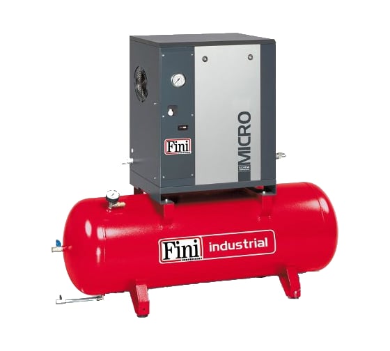 Винтовой компрессор 200 л. 3 кВт, класс IE3 FINI MICRO 3.0-10-200 100505868 1