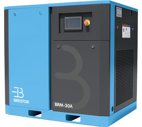 Компрессор винтовой Brestor BRM-30A (5м3/мин при 8бар; маслозаполненный), UCX, VFD, 380В 3ф 50Гц, воздушное охлаждение MAM880 M30A8