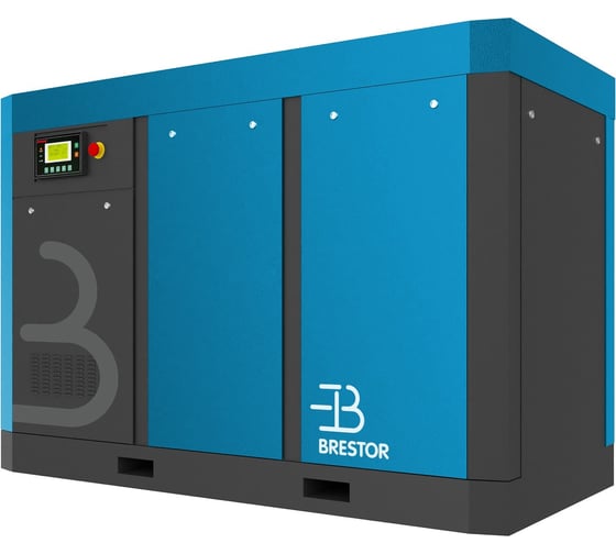 Компрессор винтовой Brestor BRV-185A (30,5м3/мин при 8бар; маслозаполненный), UCX, VFD, 380В 3ф 50Гц, воздушное охлаждение MAM880 V185A8 1