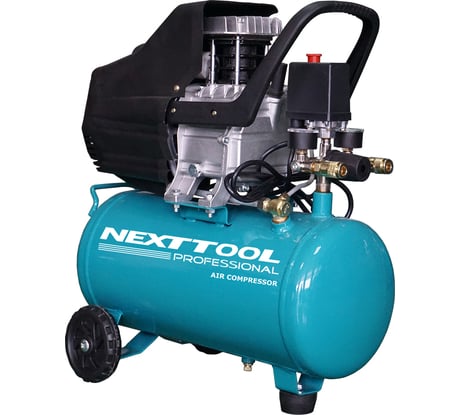 Воздушный масляный, коаксиальный компрессор NEXTTOOL КМК-1600/24А 600001