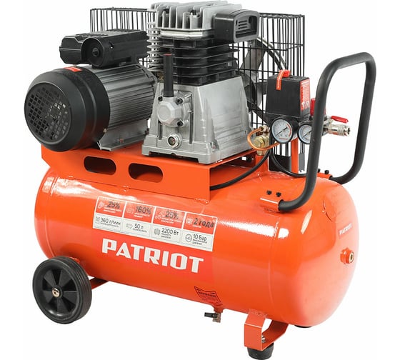 Поршневой ременной компрессор PATRIOT PTR 50-360I 525301960