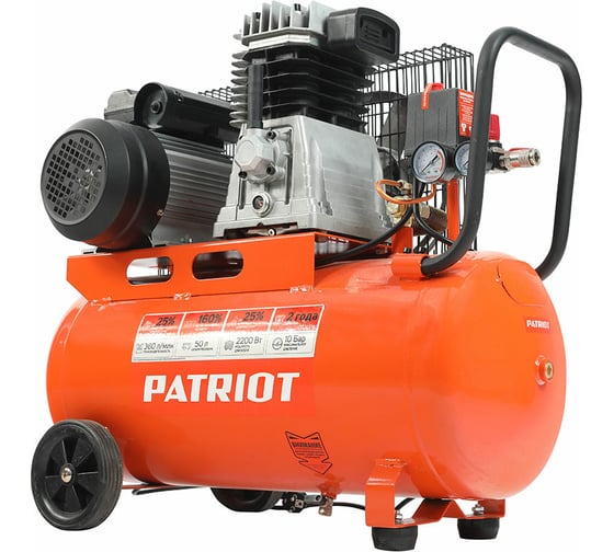 Поршневой ременной компрессор PATRIOT PTR 50-360I 525301960
